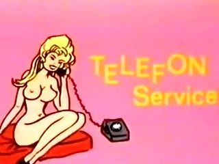 Antique 70s German - Telefon Service - Cc79