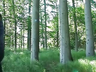 Hot German Mega-bitch Tied Up And Spanked Hard In The Forest