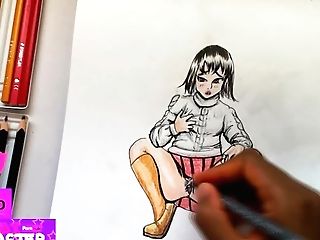 Nozomi Harasaki Devotee Art Speed Drawing