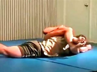 Mixed Grappling Fbb Christine Fetzer Bodybuilder Scissors Part Two