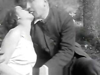 Bisexual Threesome Fucking Outdoors (1930s Antique)