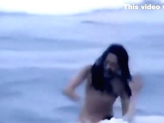 Classical Catfights-playful Nude Grappling At The Beach