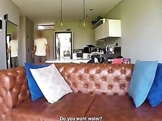 Petite 18yo Colombian Ginger-haired Spread & Shrieking At Her Very First Casting!